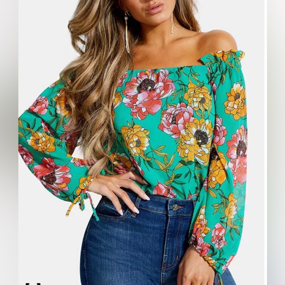 Guess Floral Blouse 16P 19L